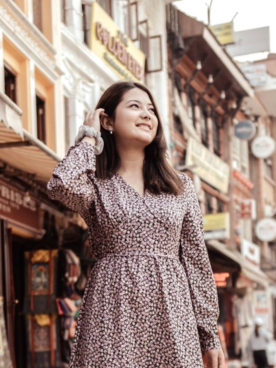 Rochie midi cu buline – imaginea 2