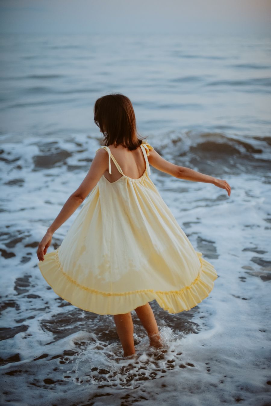 Rochie vaporoasă de plajă